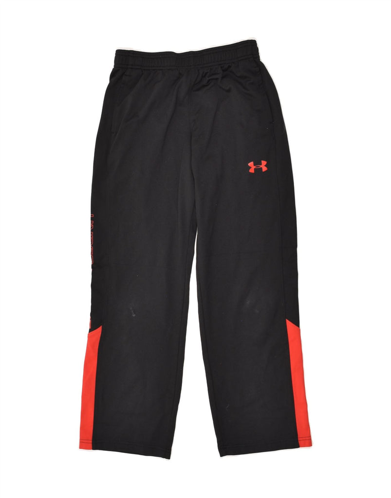 UNDER ARMOUR Boys Graphic Tracksuit Trousers 9-10 Years Medium Black | Vintage Under Armour | Thrift | Second-Hand Under Armour | Used Clothing | Messina Hembry 