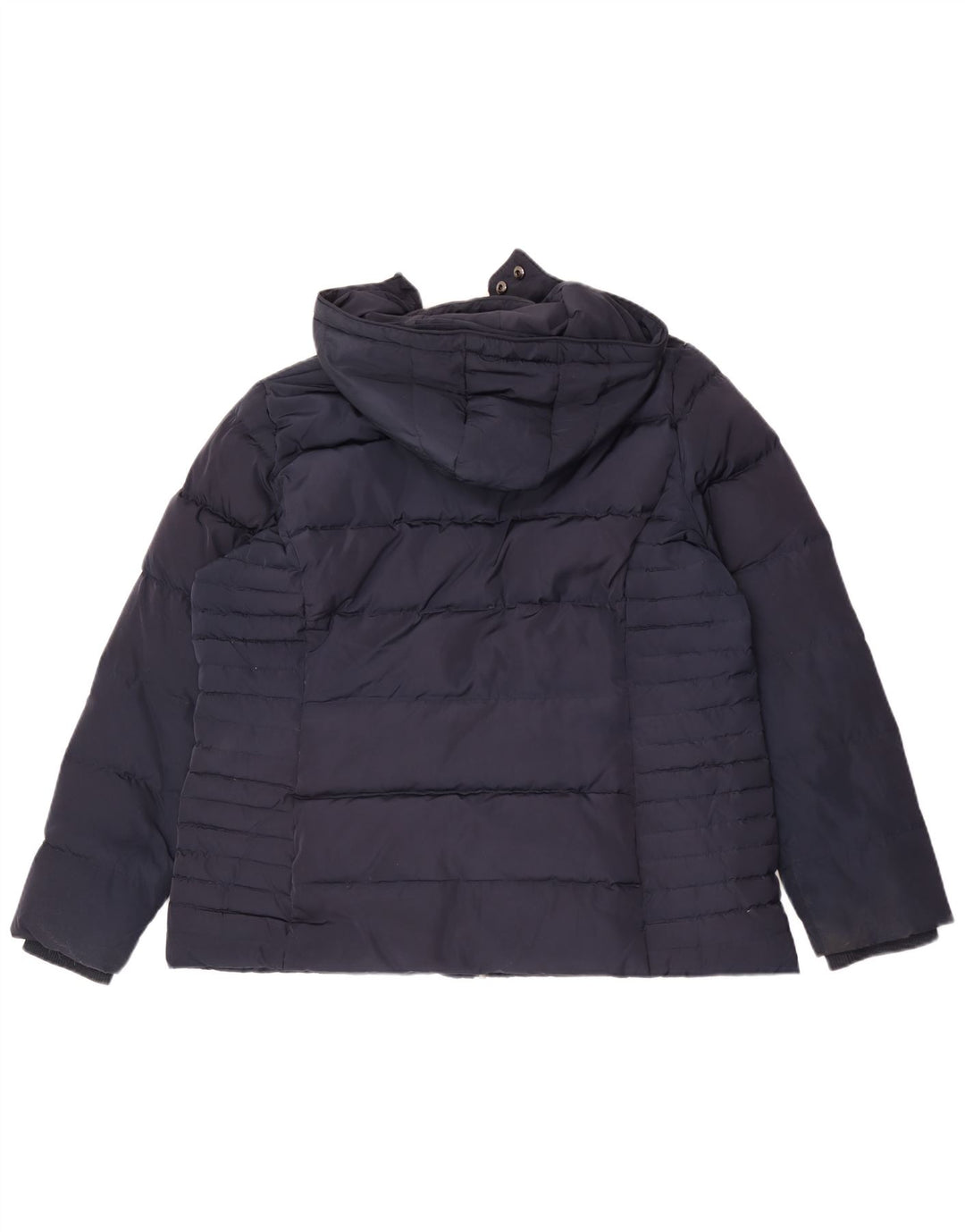 Crew Clothing Womens Hooded Padded Jacket UK 18 XL Navy Blue Polyester