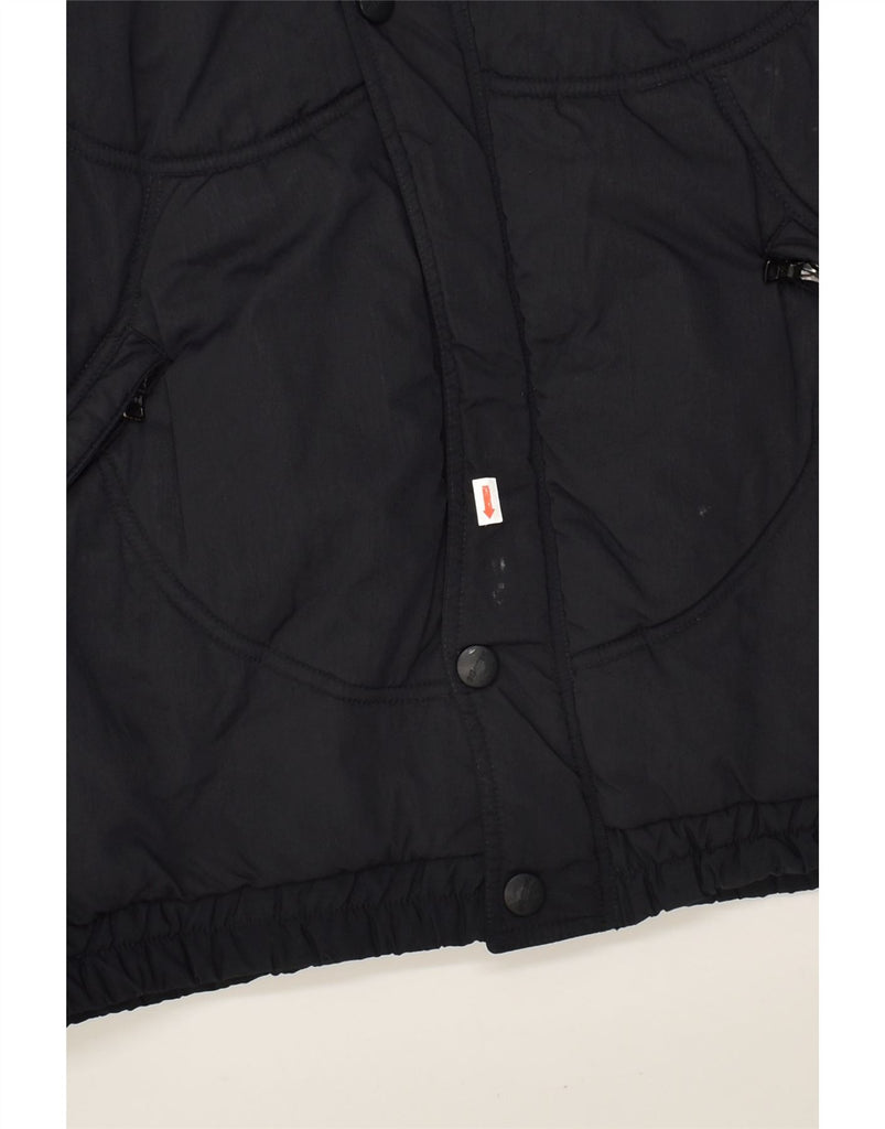 ELLESSE Mens Padded Jacket UK 38 Medium Black | Vintage Ellesse | Thrift | Second-Hand Ellesse | Used Clothing | Messina Hembry 