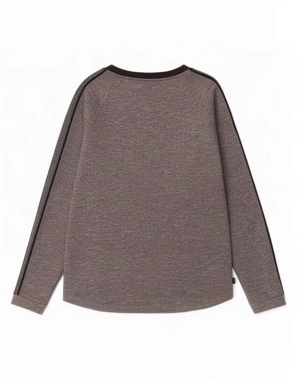 Maison Scotch Womens Sweatshirt Jumper Size 2 Medium Grey Colourblock