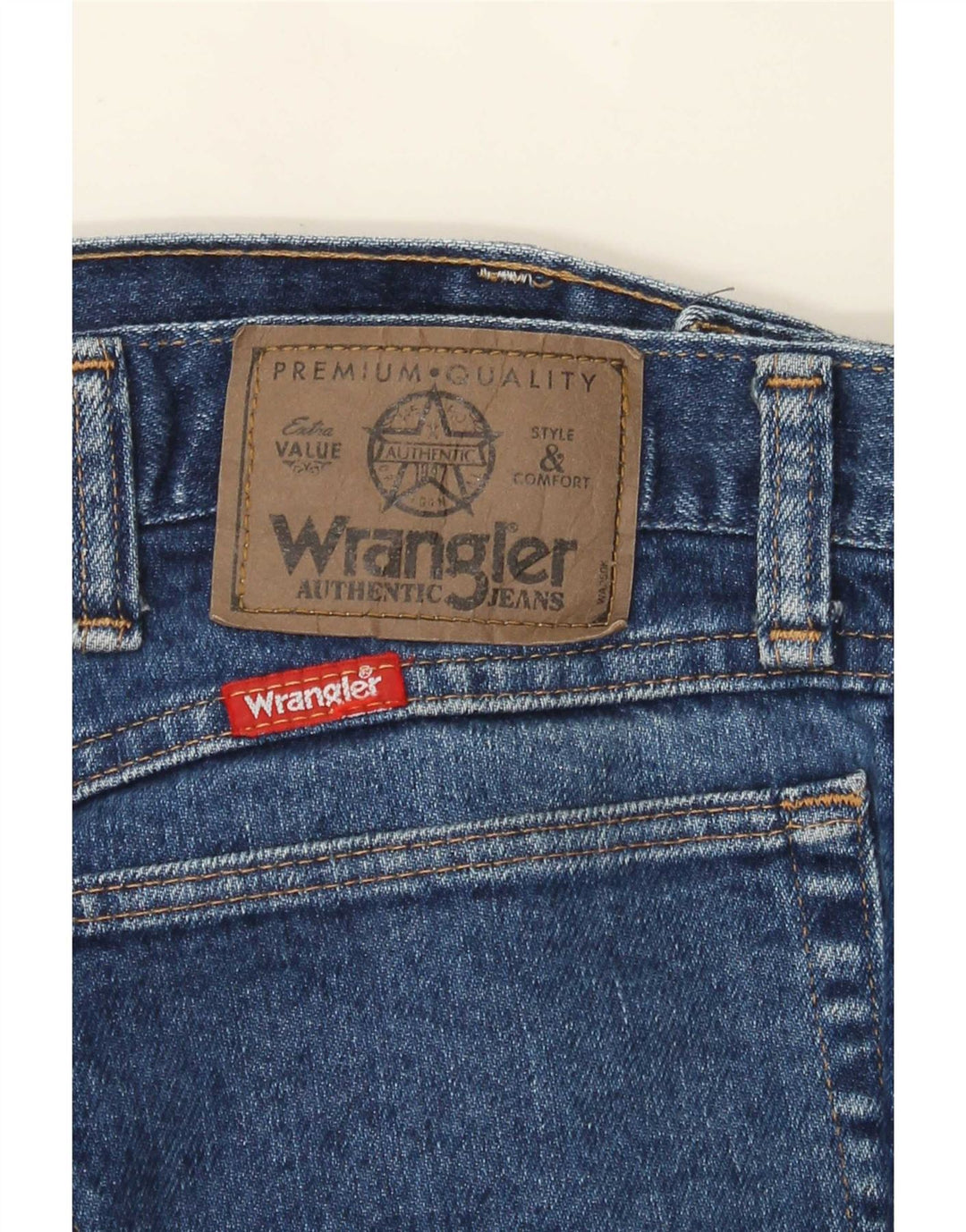 Wrangler Mens Straight Jeans W36 L29 Blue