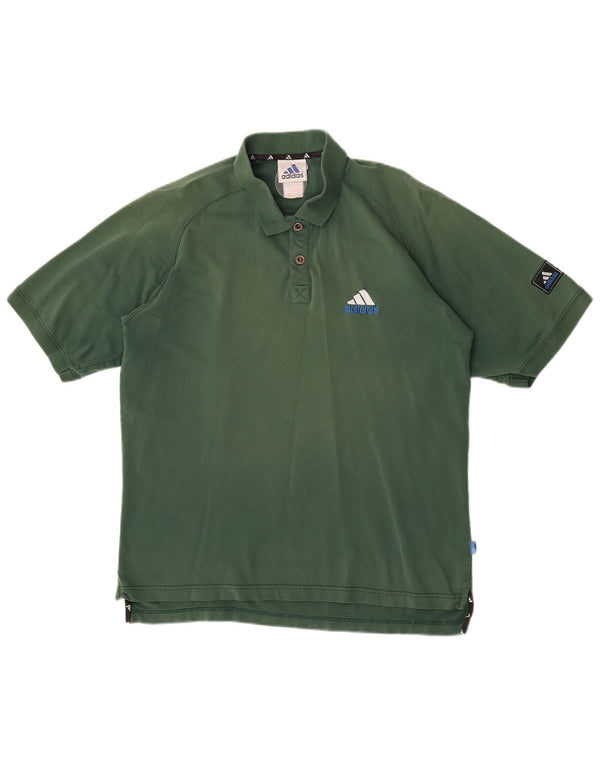 Adidas Mens Polo Shirt Medium Green