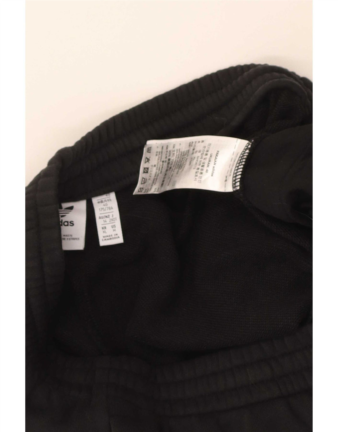 Adidas Womens Sport Shorts UK 12 Medium Black Cotton