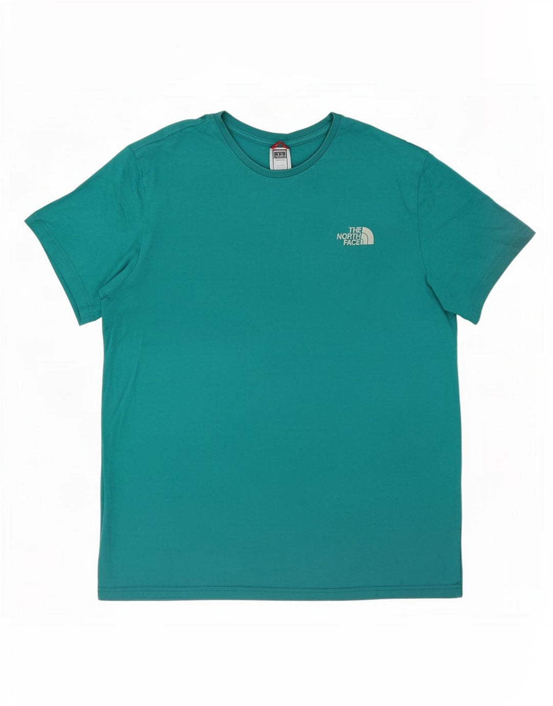 The North Face Mens T-Shirt Top Large Turquoise Cotton