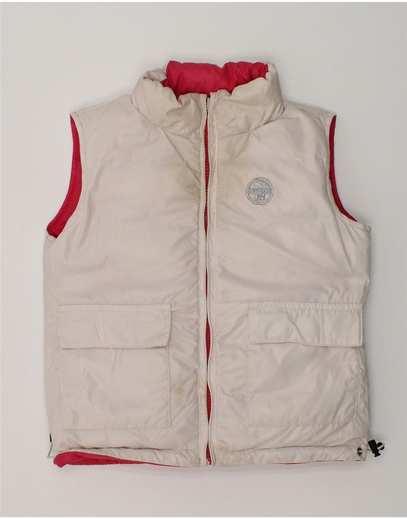 NORTH SAILS Girls Reversible Padded Gilet 5-6 Years Red Polyamide | Vintage North Sails | Thrift | Second-Hand North Sails | Used Clothing | Messina Hembry 