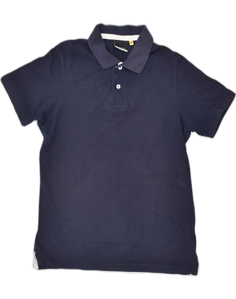 DIADORA Mens Polo Shirt Medium Navy Blue | Vintage | Thrift | Second-Hand | Used Clothing | Messina Hembry 