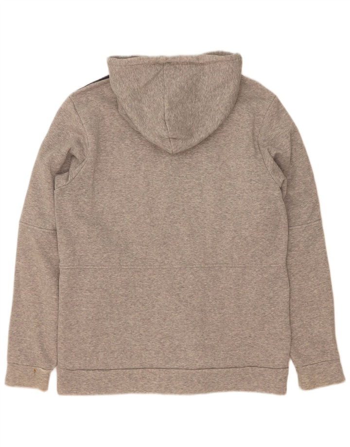 Adidas Mens 3D Arc Zip Hoodie Sweater Medium Grey Cotton