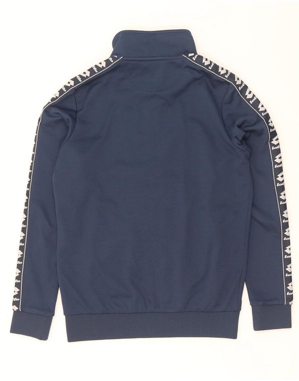 Lotto Mens Life's Graphic Tracksuit Top Jacket Small Navy Blue Colourblock