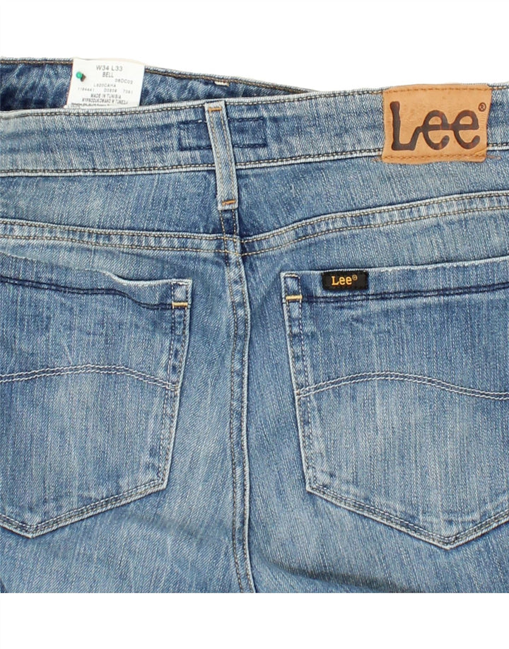 LEE Womens Bell Flared Jeans W34 L33 Blue Vintage Lee and Second-Hand Lee from Messina Hembry 