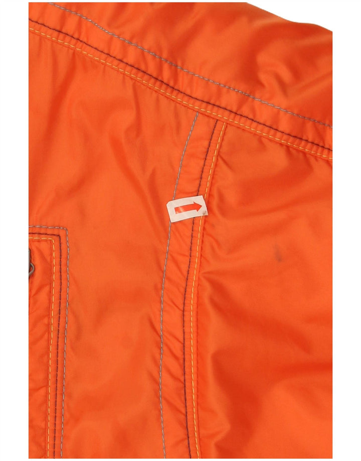 Ellesse Womens Loose Fit Ski Jacket UK 14 Large Orange Polyamide