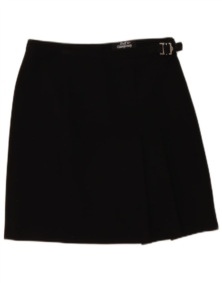 Best Company Womens Mini Skirt UK 10 Small W30  Black Polyester