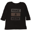 Marella Womens EMME Graphic Top 3/4 Sleeve UK 12 Medium Black