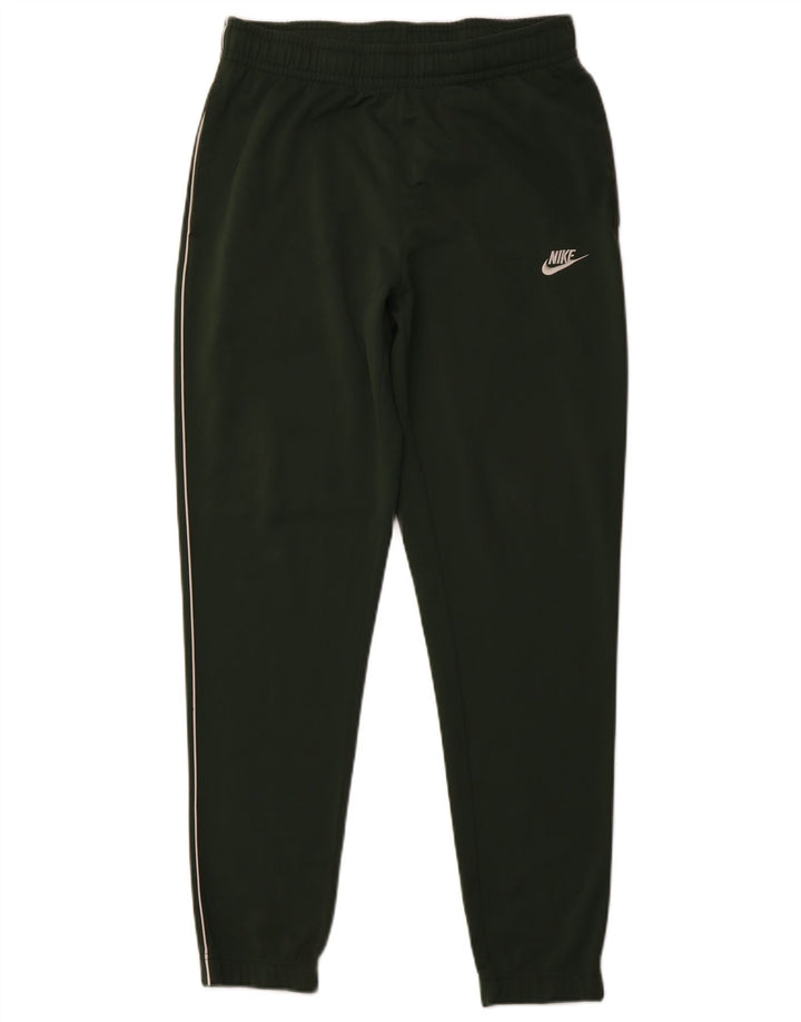 NIKE Mens Tracksuit Trousers Joggers Medium  Green Polyester