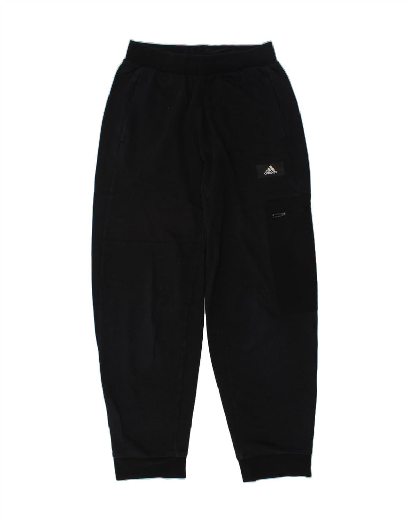 ADIDAS Boys Graphic Tracksuit Trousers Joggers 11-12 Years Black | Vintage Adidas | Thrift | Second-Hand Adidas | Used Clothing | Messina Hembry 