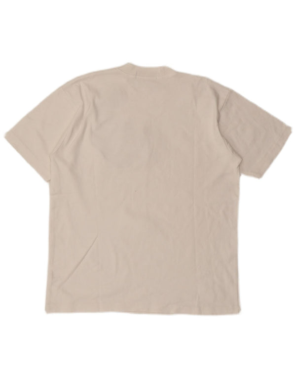 Vintage Womens Nasa Graphic T-Shirt Top UK 18 XL White Cotton