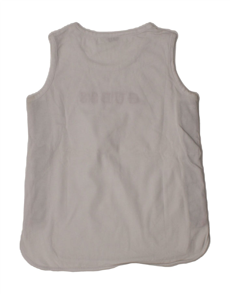 GUESS Girls Graphic Vest Top 7-8 Years White Cotton Modern Vintage Guess and Second-Hand Guess from Messina Hembry 