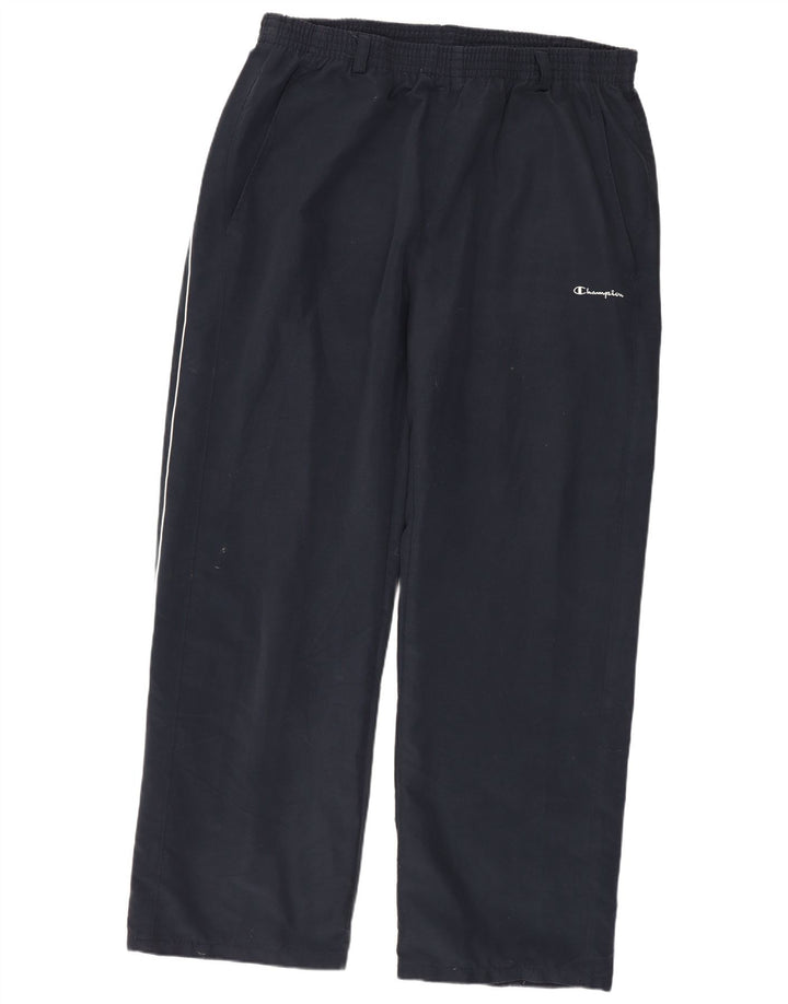 Champion Mens Tracksuit Trousers 2XL  Navy Blue Polyester