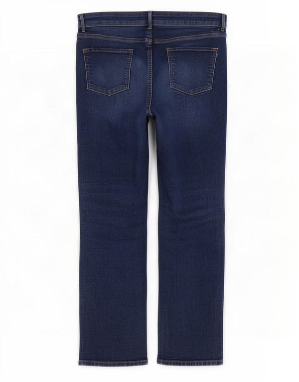 Marks & Spencer Womens Straight Jeans UK 18 XL W36 L29 Blue Cotton
