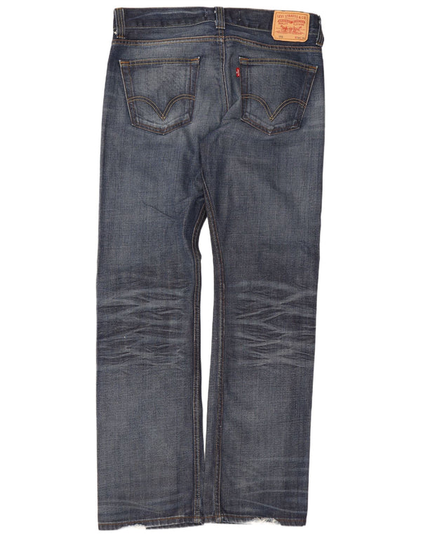 Levi's Mens 506 Standard Fit Straight Jeans W36 L34 Blue Cotton