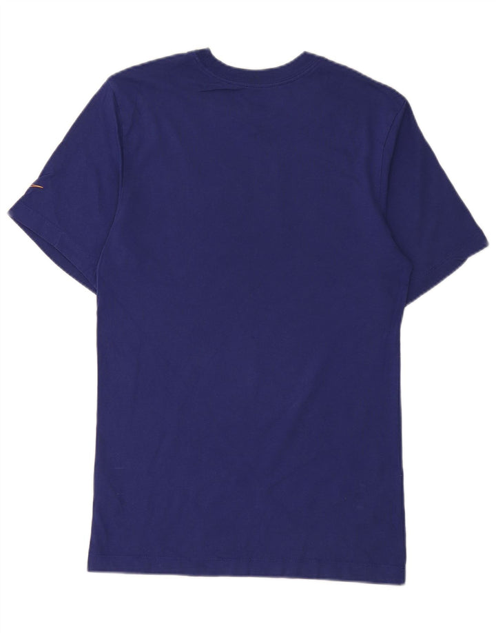 NIKE Mens Graphic T-Shirt Top XS Blue Cotton