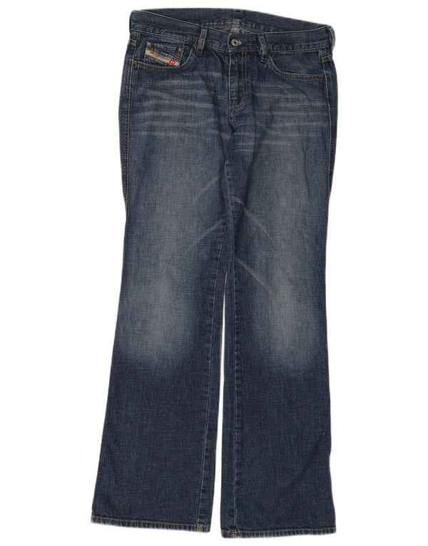 Diesel Womens Bootcut Jeans W30 L32 Blue Cotton
