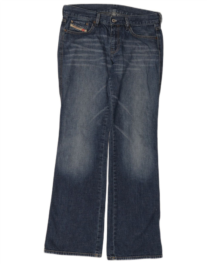 Diesel Womens Bootcut Jeans W30 L32 Blue Cotton