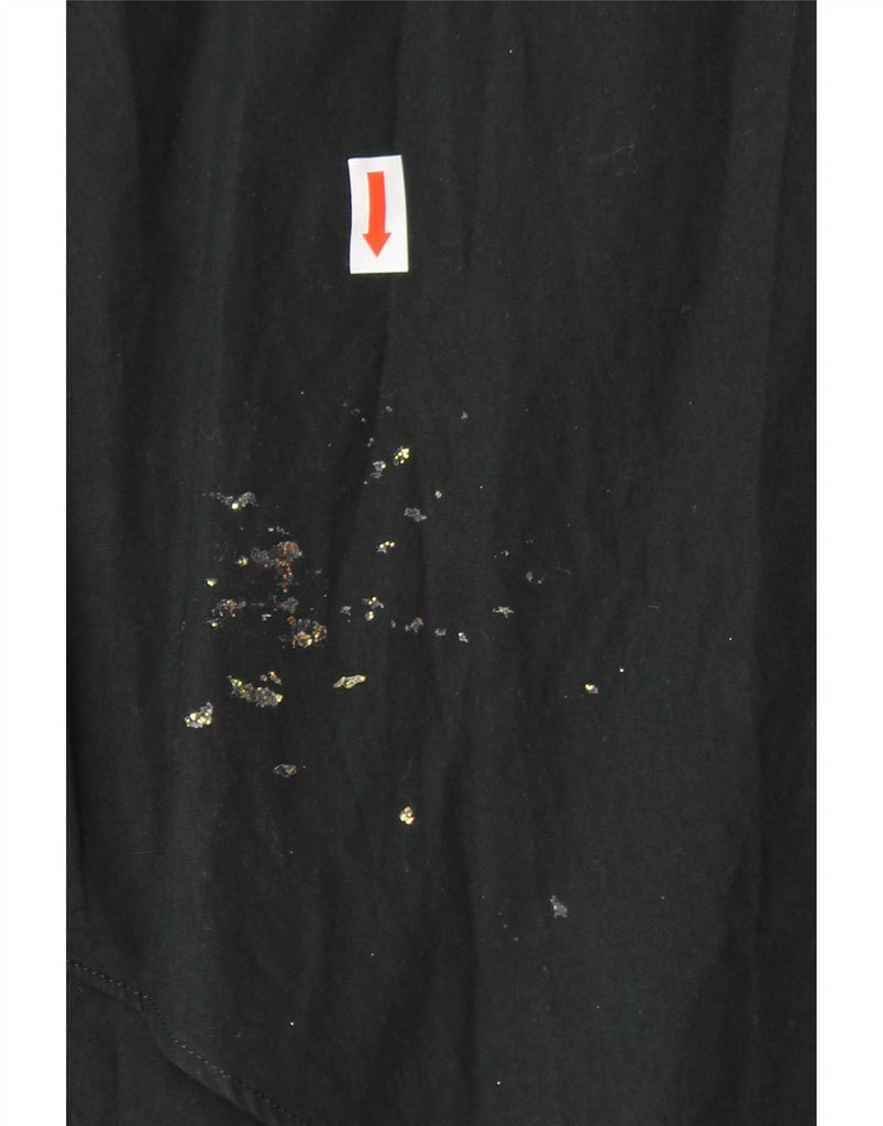 DAKS Mens Shirt Size 17 XL Black Cotton Vintage DAKS and Second-Hand DAKS from Messina Hembry 