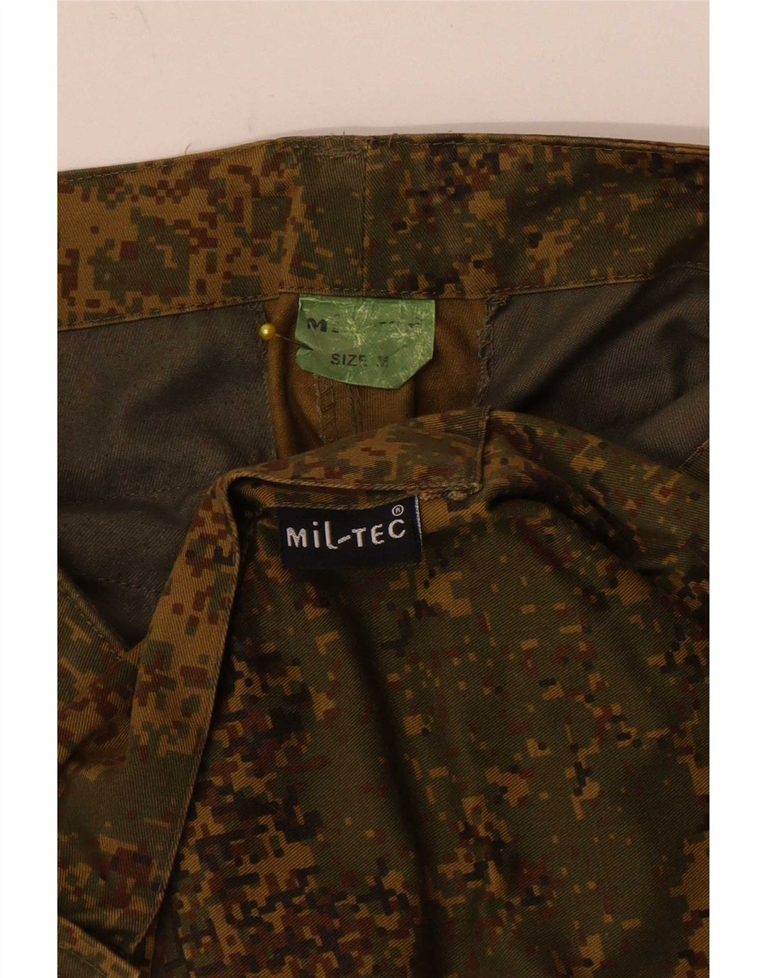 Mil-Tec Mens Joggers Cargo Trousers Medium W32 L32 Khaki Camouflage