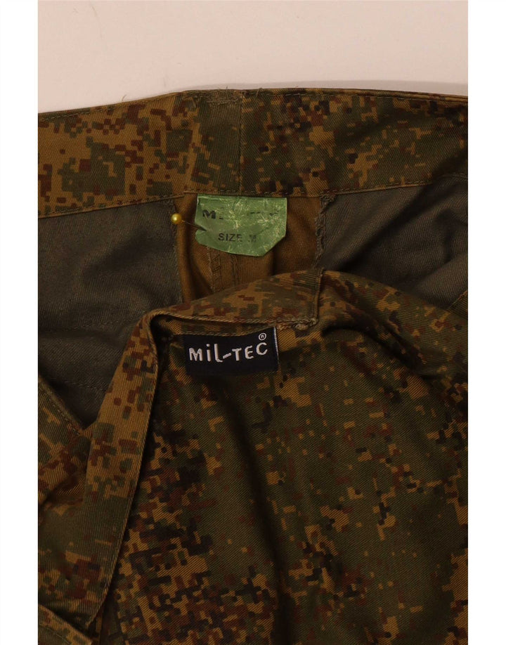 Mil-Tec Mens Joggers Cargo Trousers Medium W32 L32 Khaki Camouflage