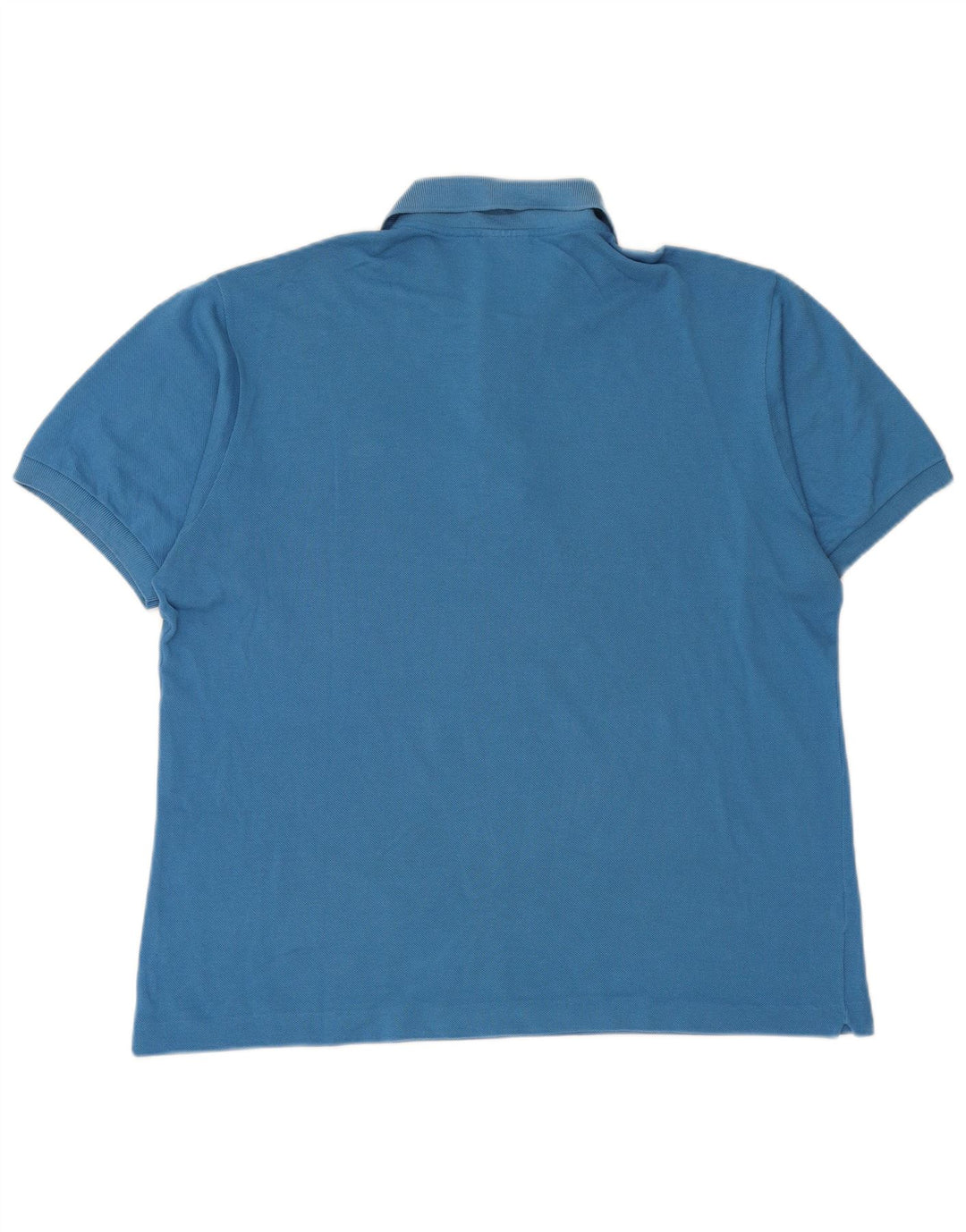 LACOSTE Mens Polo Shirt Size 6 XL Blue Cotton