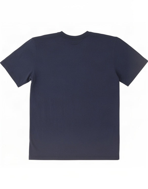 Nike Mens Dri Fit Graphic T-Shirt Top Medium Navy Blue Polyester