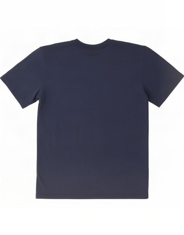 Nike Mens Dri Fit Graphic T-Shirt Top Medium Navy Blue Polyester