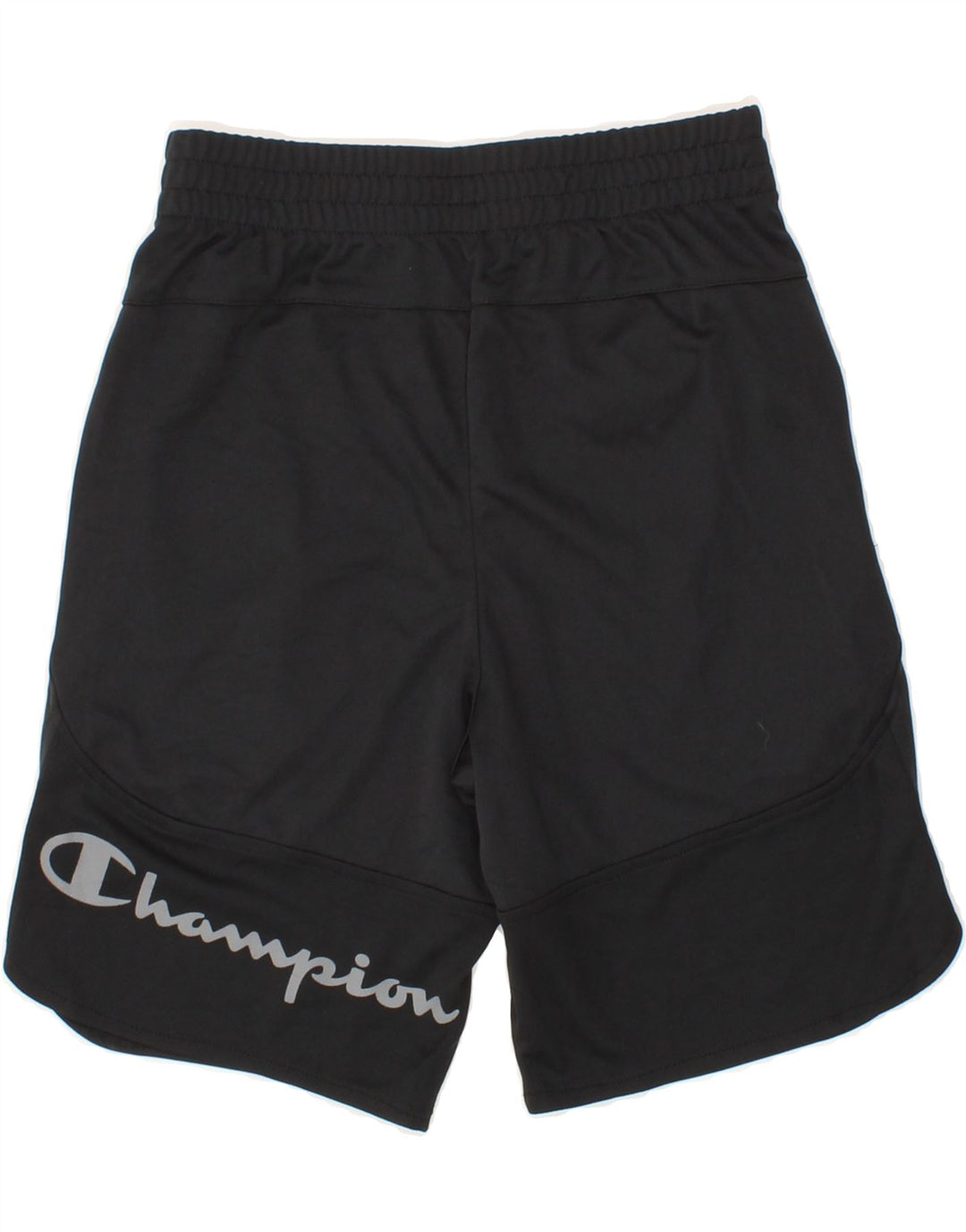 CHAMPION Boys Graphic Sport Shorts 10-11 Years Black Polyester Vintage Champion and Second-Hand Champion from Messina Hembry 