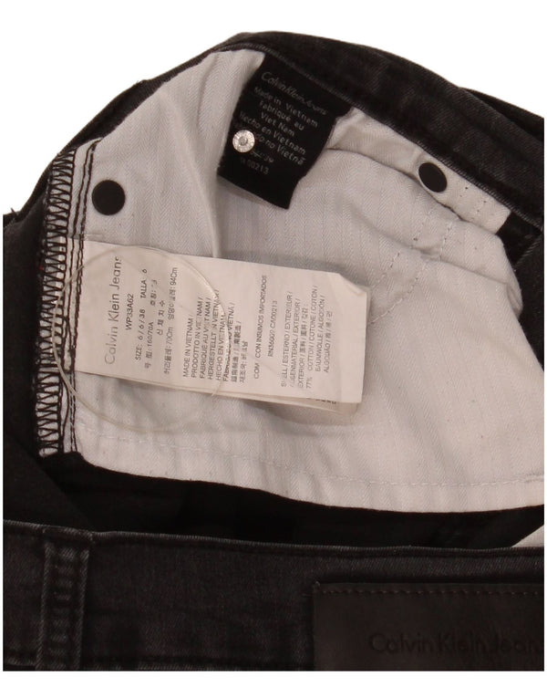 Calvin Klein Womens Skinny Jeans US 6 Medium W30 L28 Grey Cotton