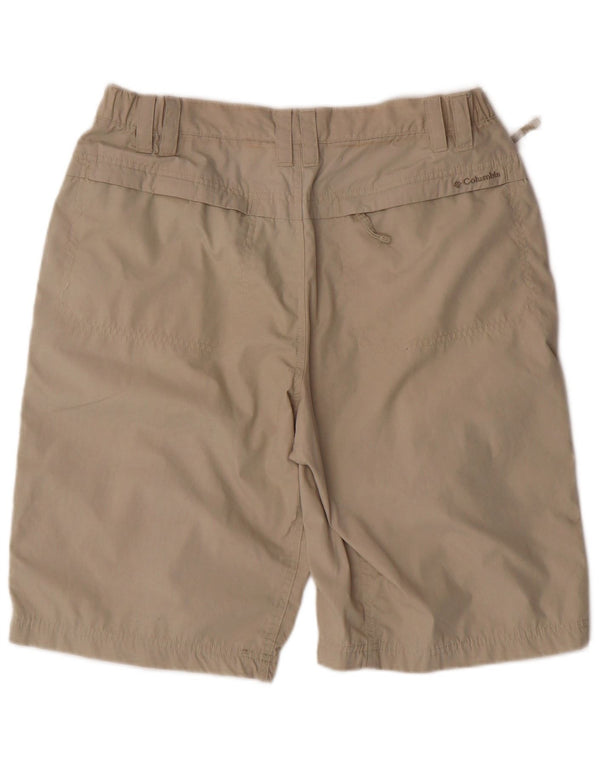 COLUMBIA Mens Cargo Shorts Medium W32  Beige Polyester