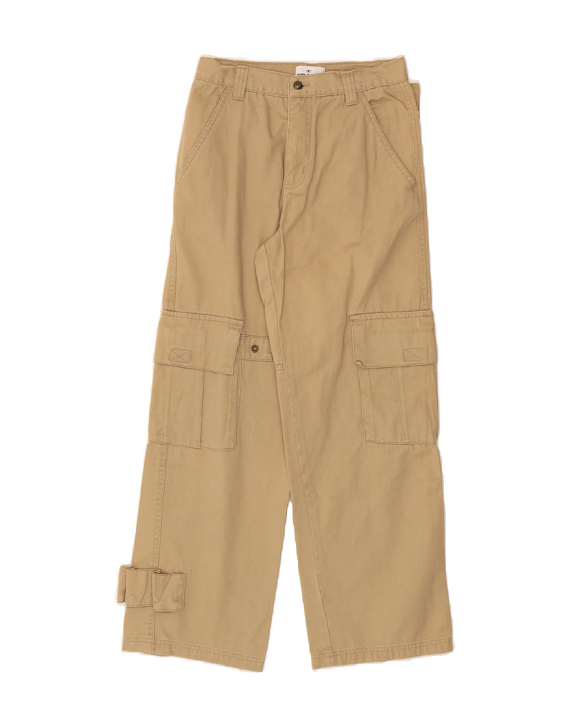 TOM TAILOR Boys High Waist Cargo Trousers 13-14 Years Medium W26 L28 Beige Vintage Tom Tailor and Second-Hand Tom Tailor from Messina Hembry 