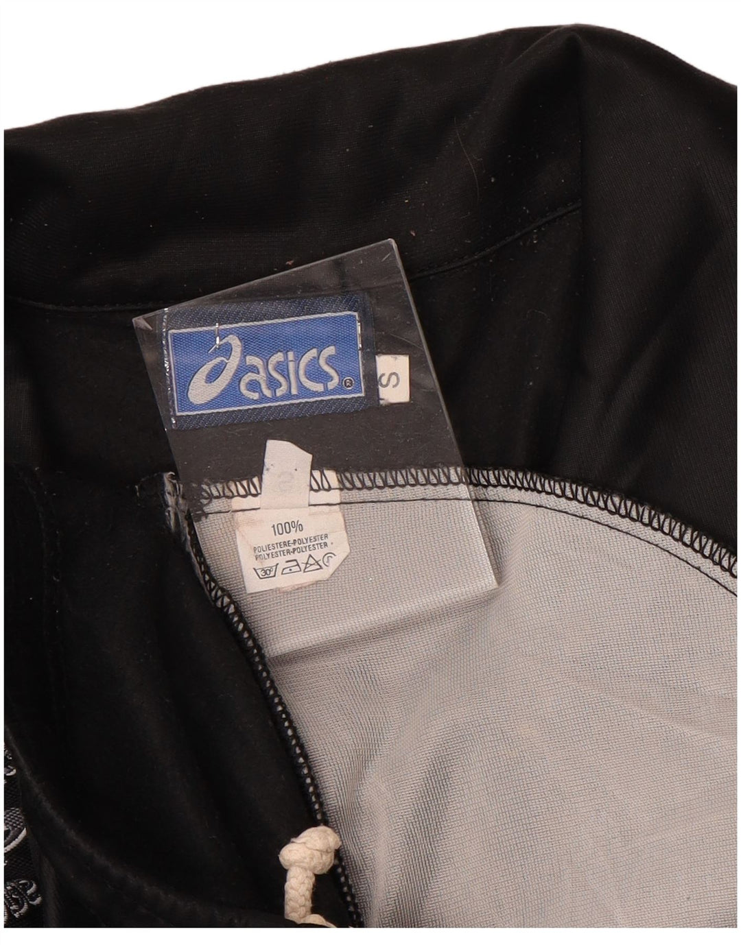 Asics Mens Graphic Full Tracksuit Small  Black Polyester
