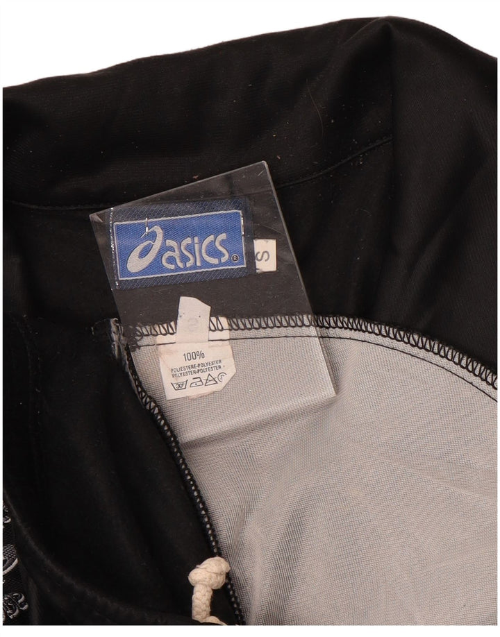 Asics Mens Graphic Full Tracksuit Small  Black Polyester