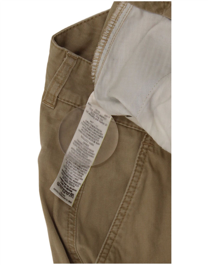 Marks & Spencer Mens Cargo Shorts W36 XL Beige Cotton