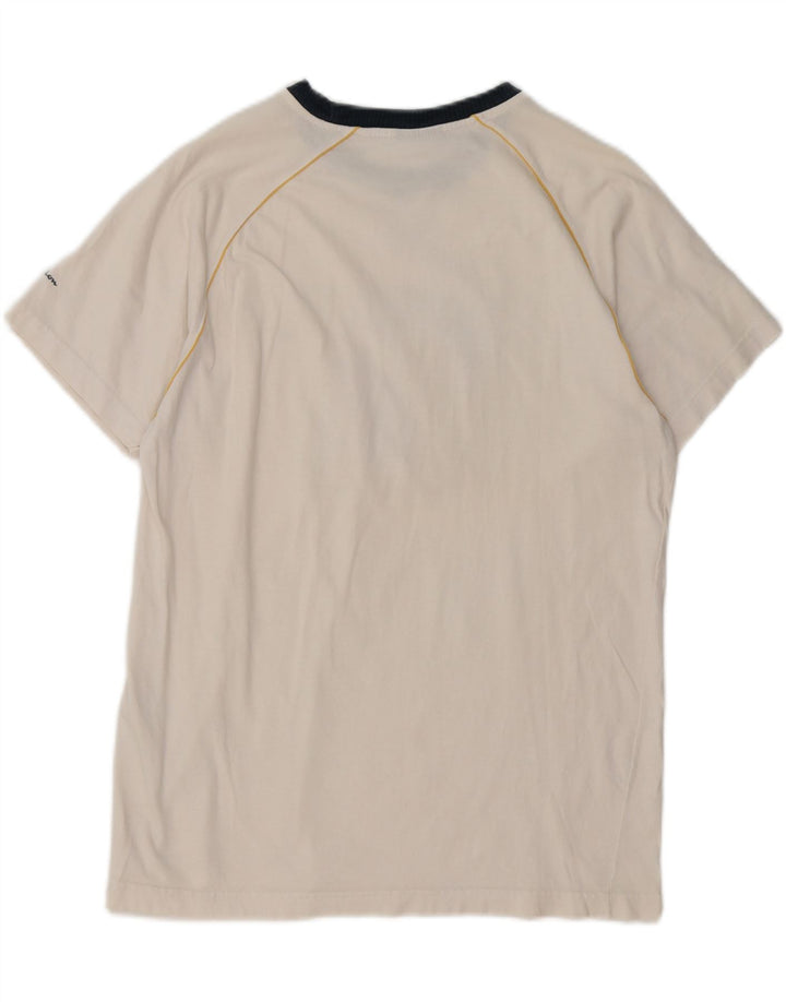 CHAMPION Mens Graphic T-Shirt Top Large White Cotton