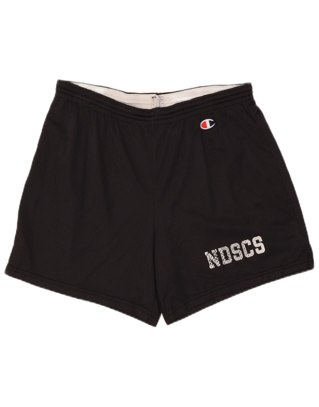 Champion Mens Graphic Sport Shorts XL Black Nylon