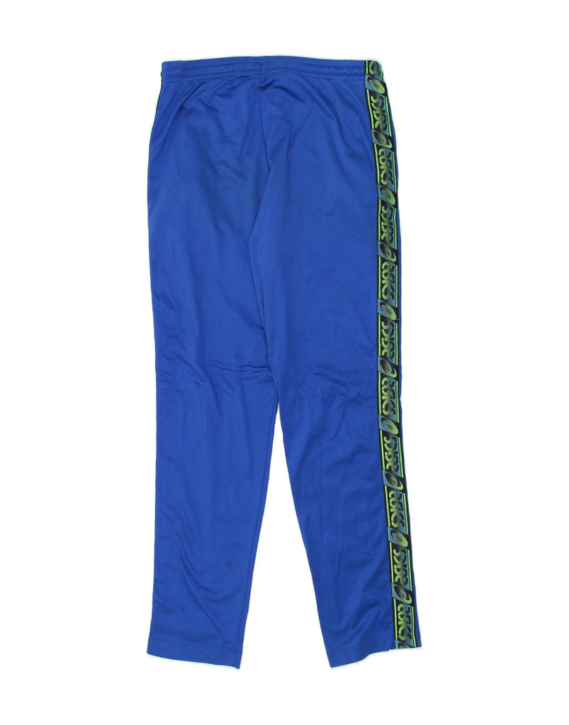 ASICS Mens Graphic Tracksuit Trousers Large Blue Vintage Asics and Second-Hand Asics from Messina Hembry 