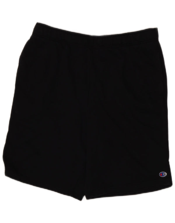 Champion Mens Sport Shorts Large Black Cotton