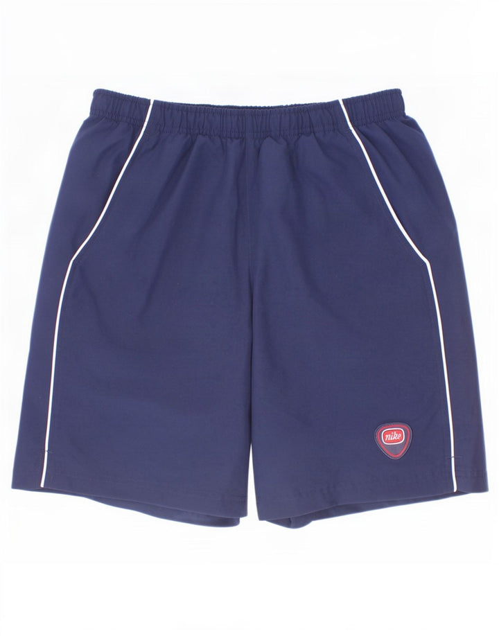 Nike Boys Sport Shorts 12-13 Years Large Navy Blue Polyester