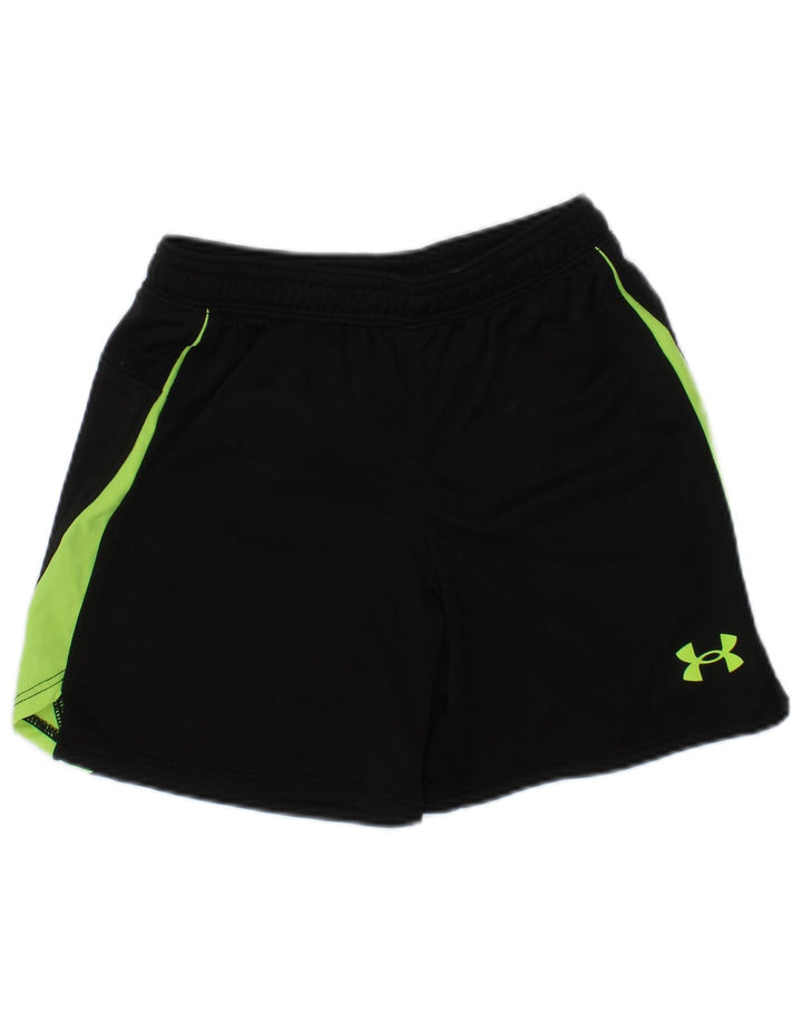UNDER ARMOUR Boys Sport Shorts 2-3 Years  Black Colourblock Polyester