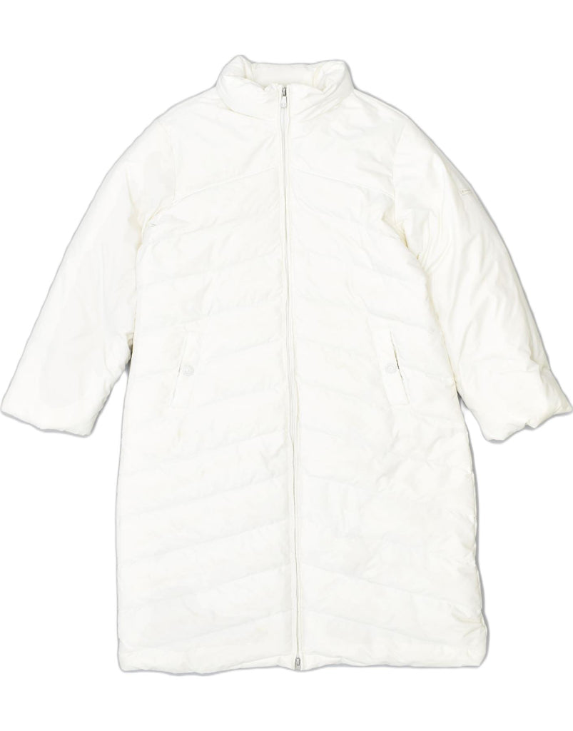 CHAMPION Girls Padded Coat 13-14 Years White Polyamide | Vintage | Thrift | Second-Hand | Used Clothing | Messina Hembry 