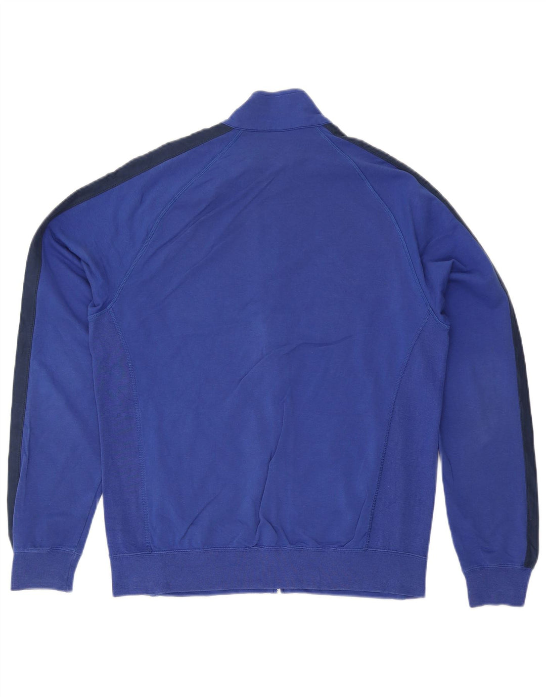 Champion Mens Tracksuit Top Jacket Large Blue Colourblock Cotton