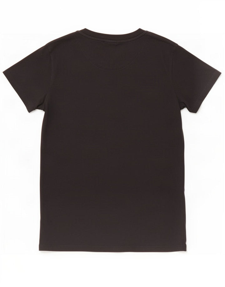 Cos Mens T-Shirt Top Medium Black Cotton