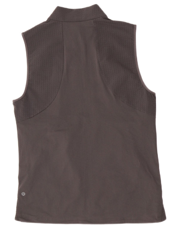 Lululemon Mens Sleeveless Tracksuit Top Jacket Medium Grey