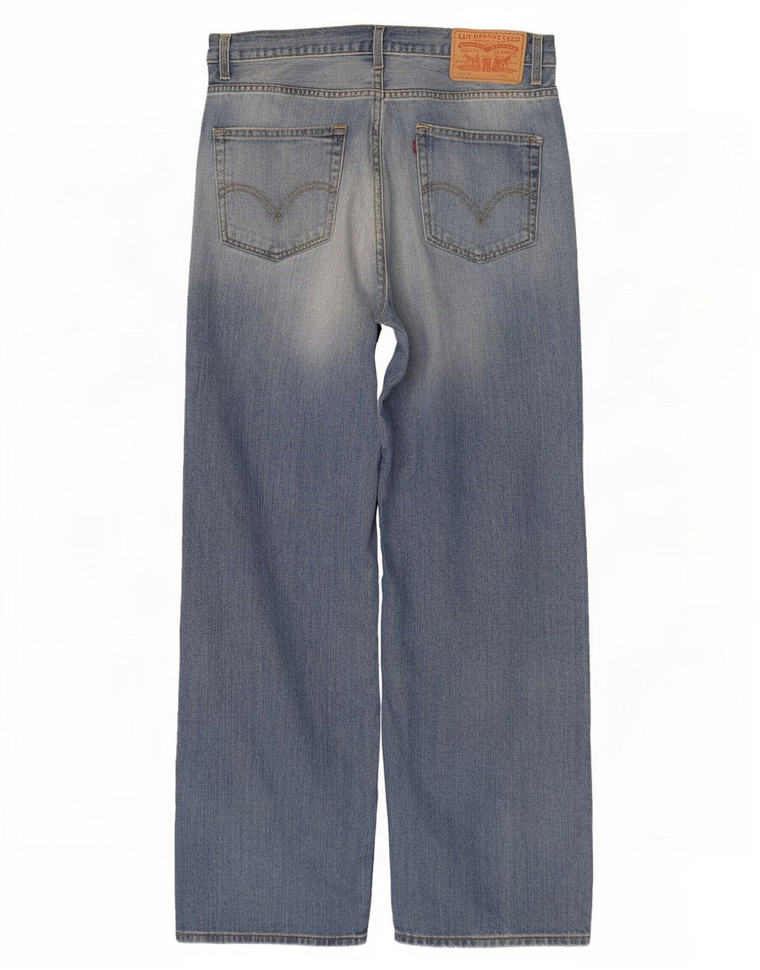 Levi's Mens 569 Straight Loose Jeans W36 L34 Blue Cotton